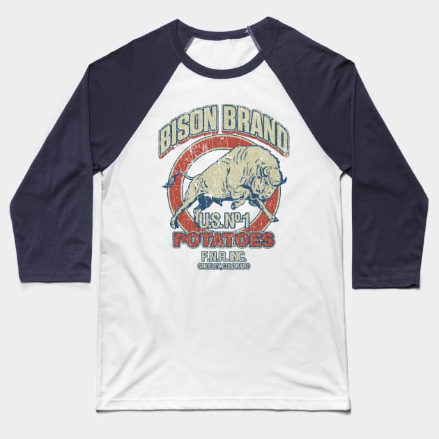 Bison Brand Potatoes 1941 Baseball T-Shirt by JCD666